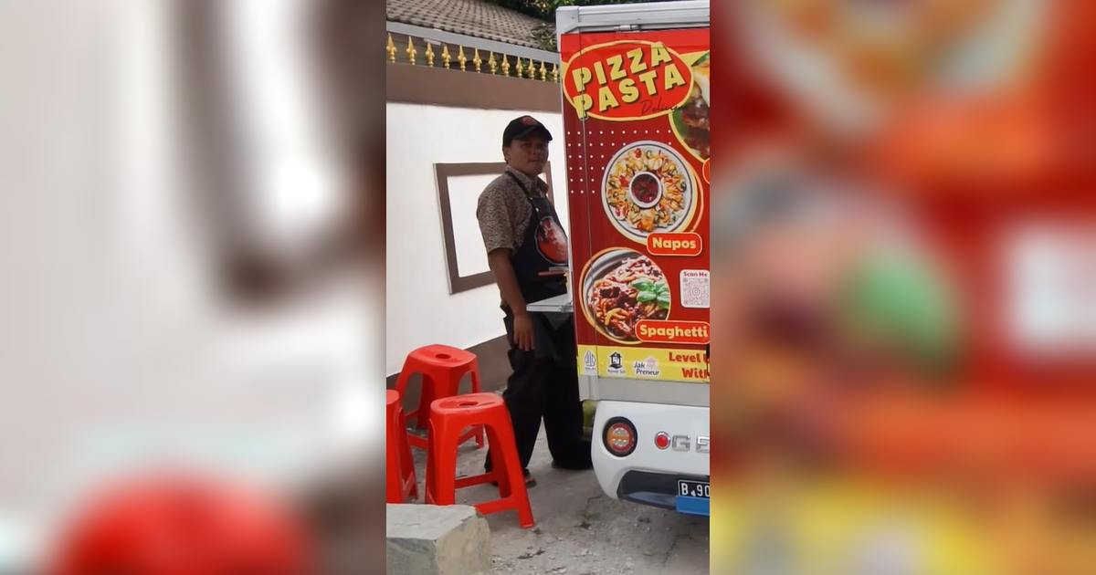 Naik Kelas, Mantan Tukang Cuci Piring di Jakarta Timur Sukses Jualan Pizza di Bajaj, Punya Cita-cita Mulia Ini