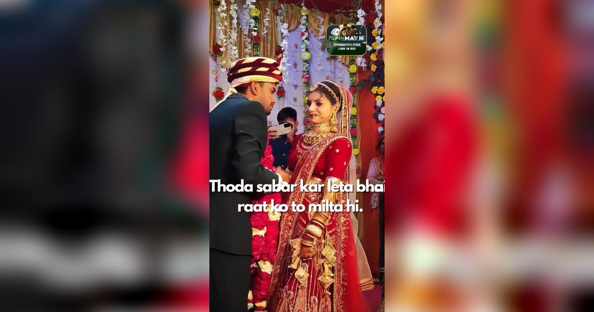 Pengantin Pria Tak Sabaran Ingin Cium Istrinya di Pelaminan, Mempelai Wanita Menolak Sampai Melengos