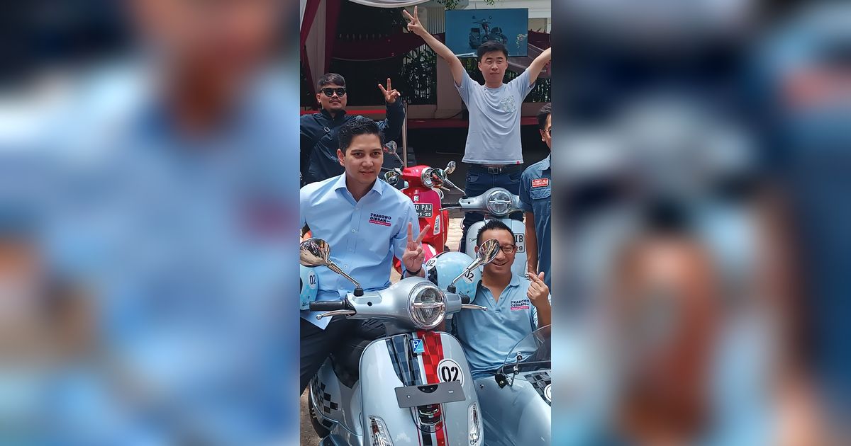 Didukung Komunitas Rainbow Moto Builder, Prabowo-Gibran Dapat NFT Berupa Vespa untuk Kampanye