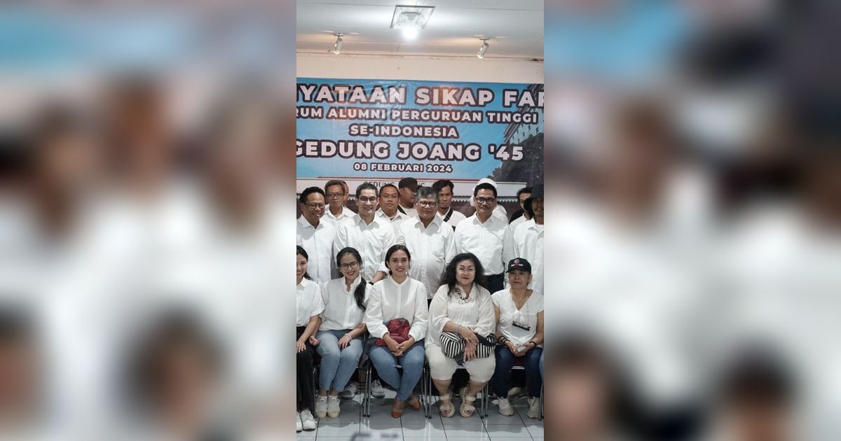 Forum Alumni Perguruan Tinggi Dorong Pemilu Berlangsung Jurdil
