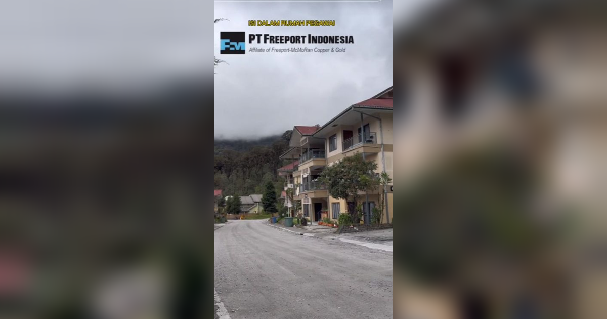 Potret Rumah Pegawai Freeport di Papua, 'Vibesnya' Mirip di Luar Negeri
