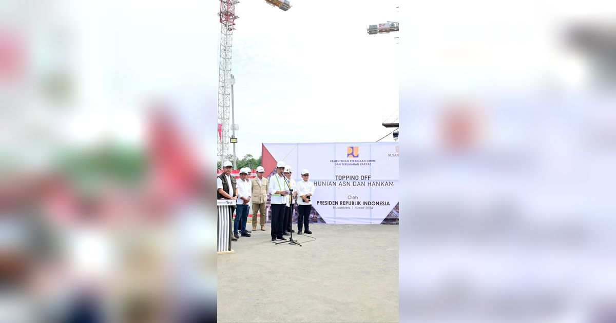 Jokowi Bicara Progres Pembangunan 47 Tower Rusun di IKN, Perpindahan ASN Dimulai Juli 2024