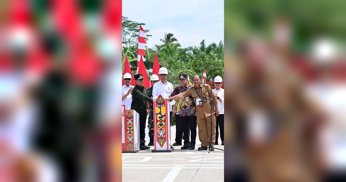 Habiskan Biaya Rp561 Miliar, Ini 10 Ruas Jalan dan 1 Jembatan di Kaltim yang Diresmikan Jokowi