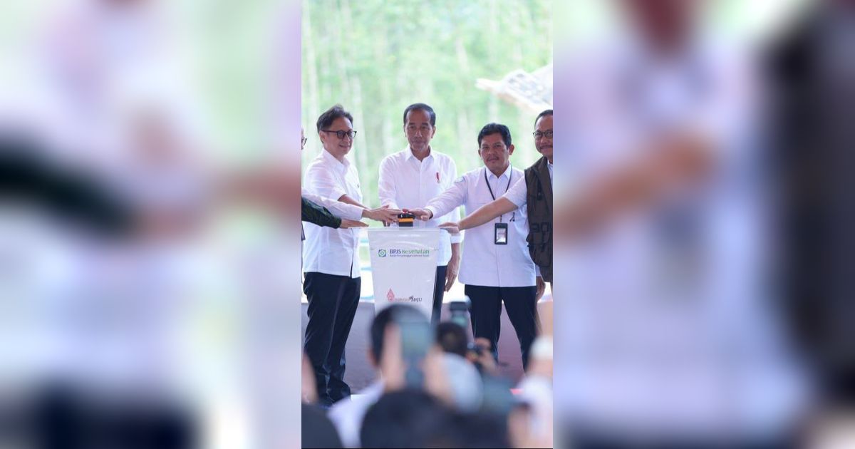 Hadirkan Layanan JKN di IKN, Presiden Groundbreaking Kantor BPJS Kesehatan