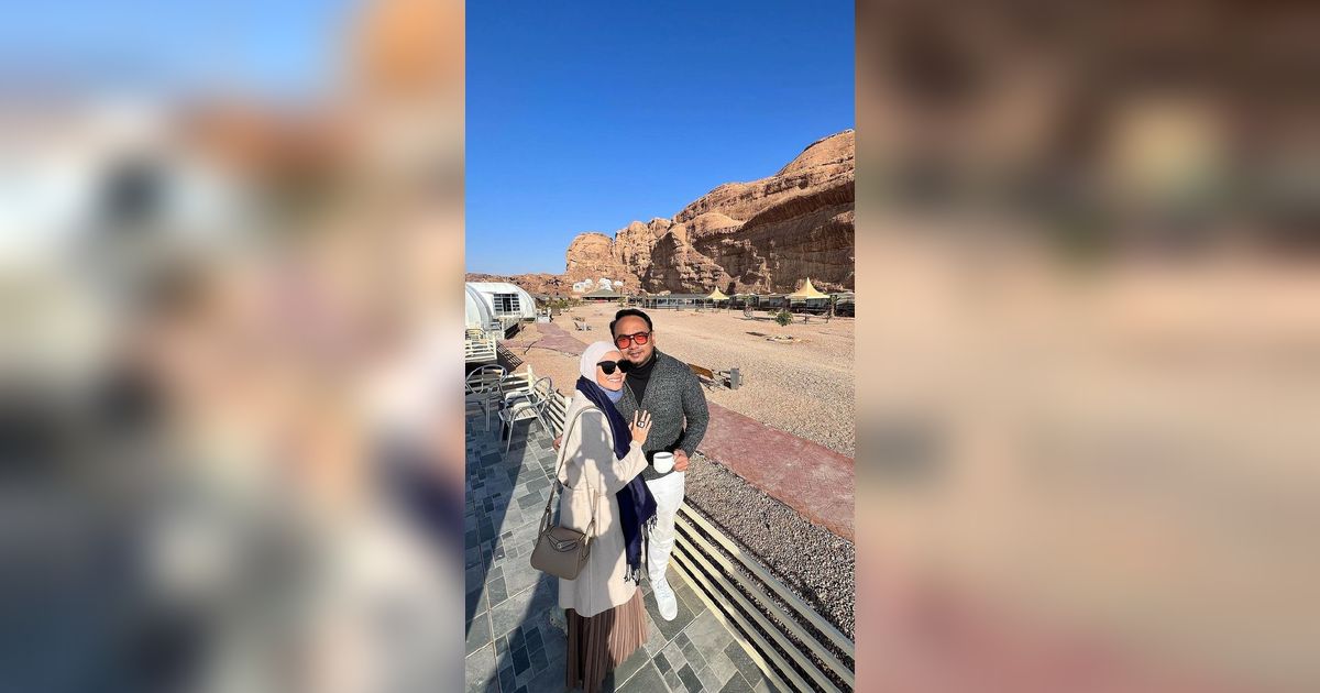 8 Potret Bebi Romeo dan Meisya Siregar Liburan bak Pengantin Baru