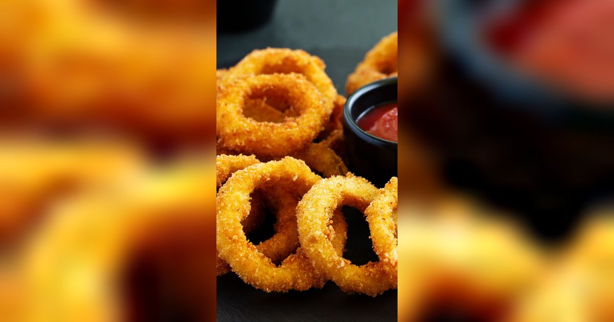 Resep Mudah Onion Ring Buat Camilan Nonton TV