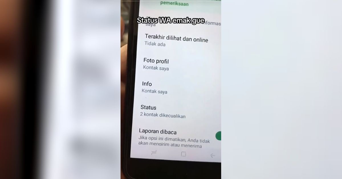 Momen Lucu Ibu Ketahuan Sembunyikan Status dari Anaknya, Ternyata Begini Isinya