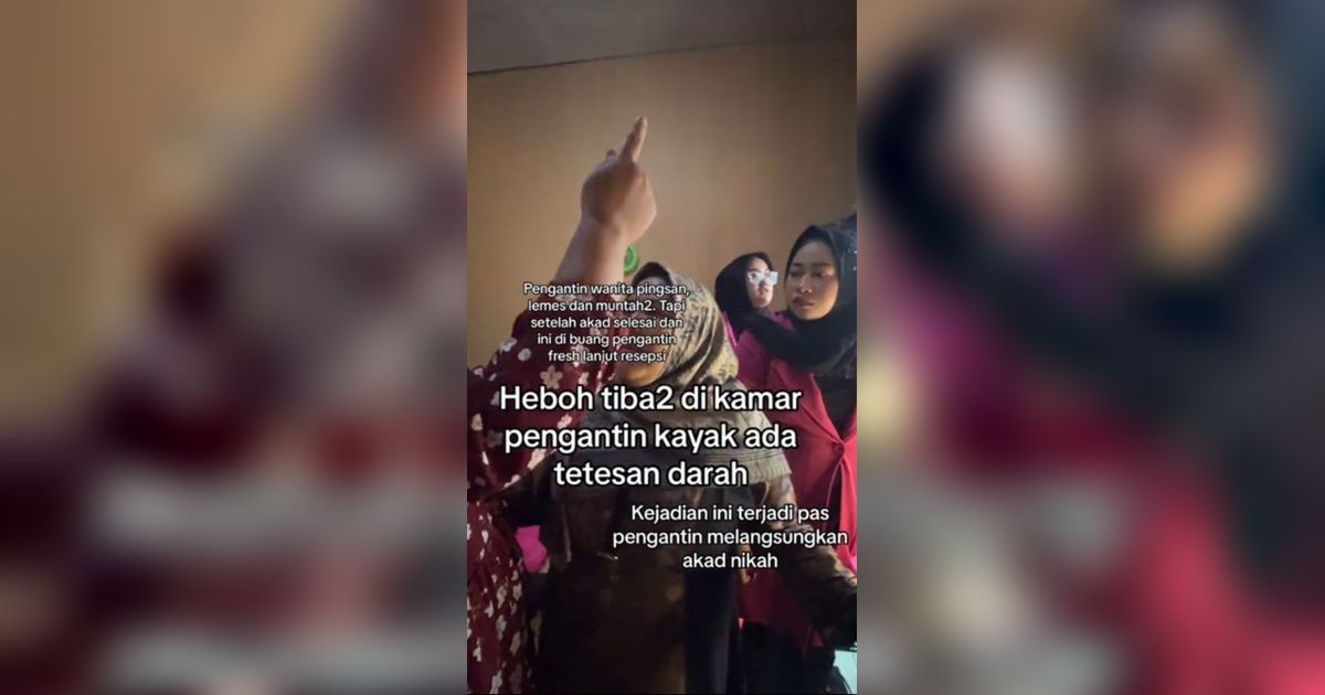 Viral Muncul Cairan Mirip Darah di Dinding Kamar Pengantin, Disebut Keringat Tembok