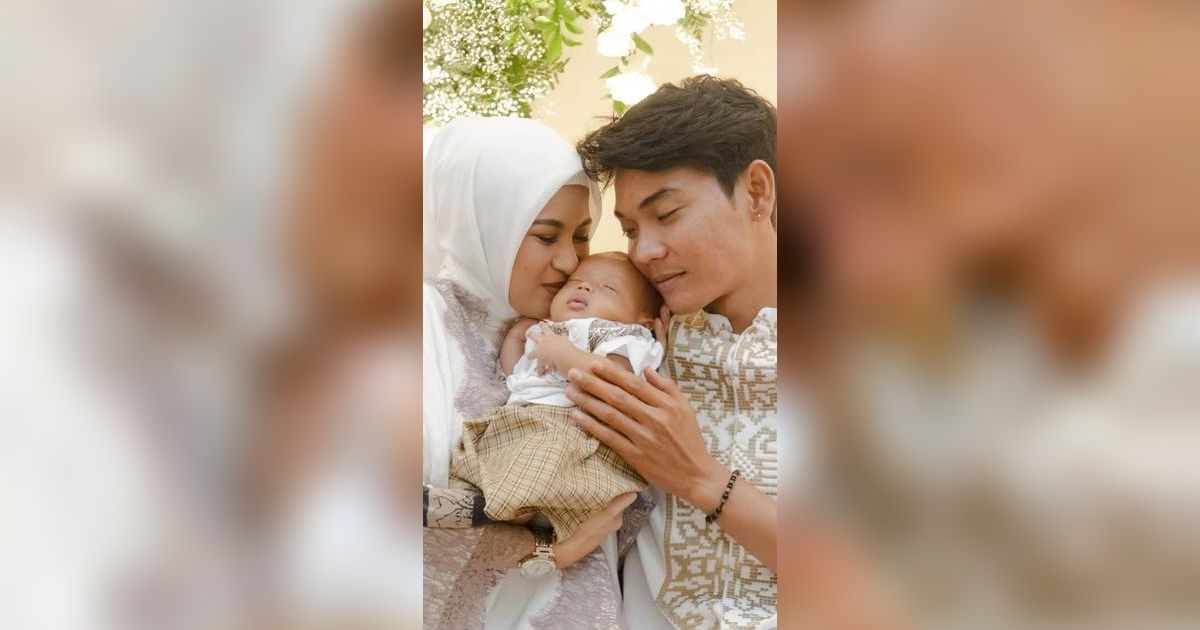 Potret Bahagia Tri Suaka & Nabila Maharani di Momen Aqiqah Baby Garuda, Dihadiri Keluarga Besar