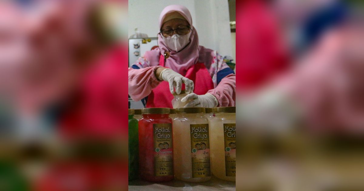 FOTO: Ramadan Membawa Berkah Bagi UMKM Kuliner Kolang-kaling, Produksi Naik Dua Kali Lipat