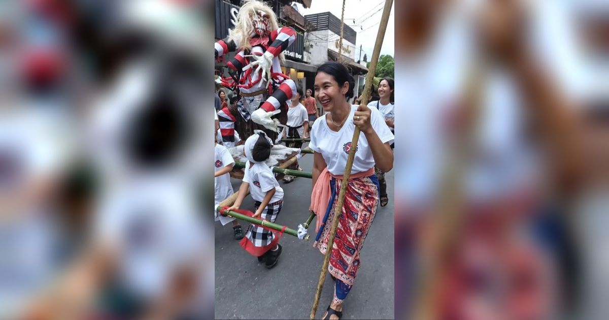 Potret Artis Ramaikan Pawai Ogoh-Ogoh Nyepi 2024 di Bali, Dari Happy Salma Hingga Nicholas Saputra