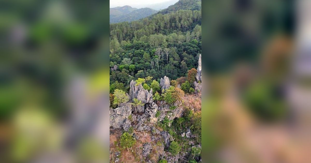 Pesona Batu Runciang di Sawahlunto, Kumpulan Bebatuan Karst Berbentuk Unik yang Instagramable