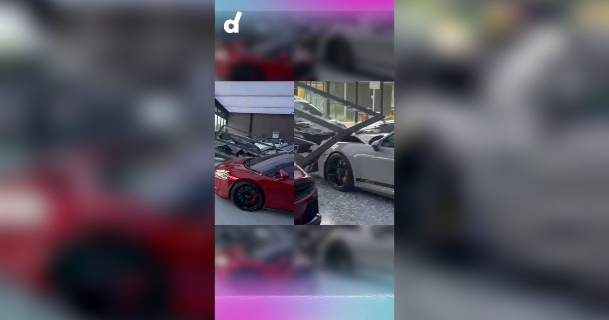 Misteri Identitas Pengemudi Xpander Apes Tabrak Porsche Rp8,9 Miliar di Showroom