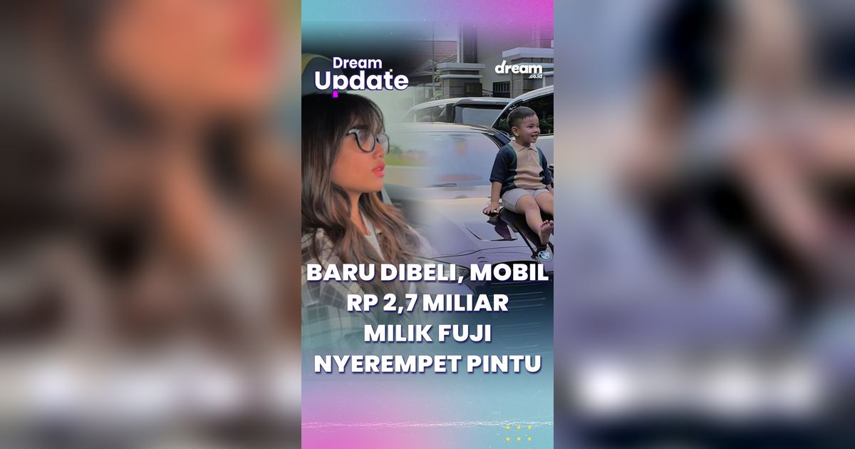 Ouch! Baru Dibeli, Mobil Rp 2,7 Miliar Milik Fuji Serempet Pintu