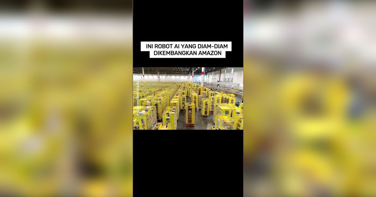 VIDEO: Ini Robot AI yang Diam-diam Dikembangkan Amazon