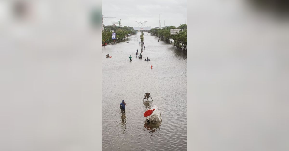 Demak-Kudus Banjir, Ditlantas Polda Jateng Lakukan Rekayasa Lalu Lintas