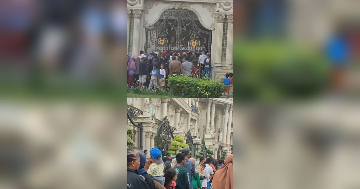 Viral Rumah Sultan di Sidoarjo Ramai Didatangi Warga yang Antre Ambil Takjil, Sosok Pemilik Rumah Curi Perhatian