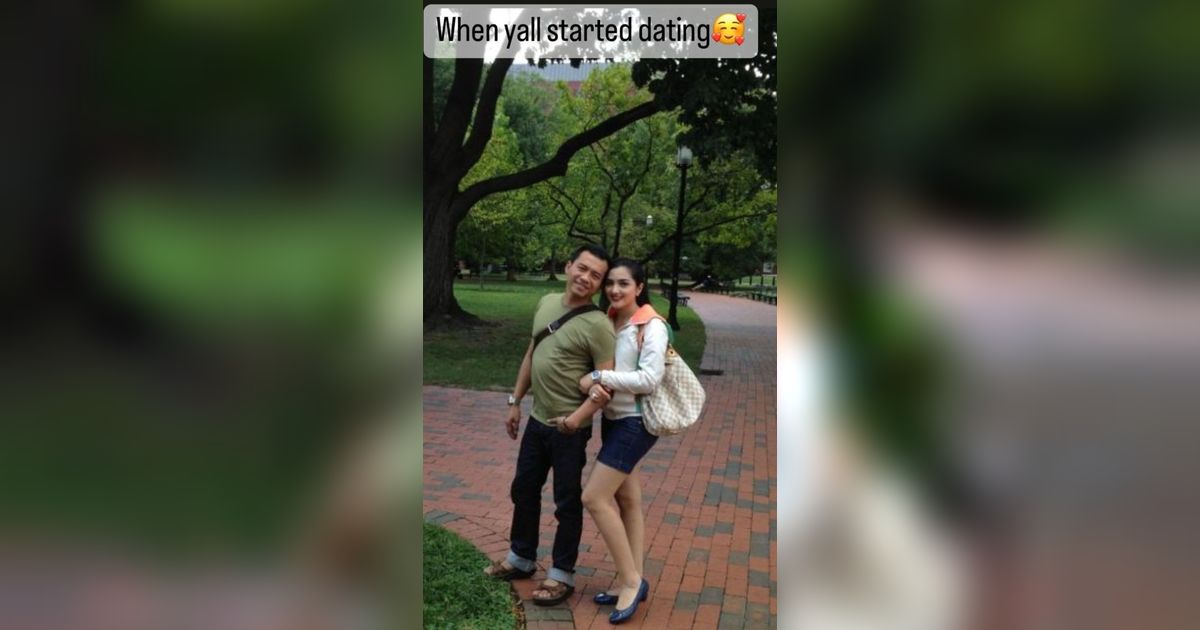 10 Foto Lawas Artis Zaman PDKT, Ikut Tren 'When Yall Started Dating', Nia Ramadhani Cantiknya Bukan Main