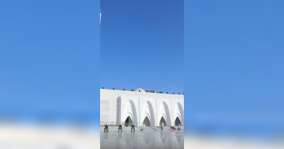 Pertama di Dunia, Penampakan Masjid Dibangun Pakai `Printer` 3D di Arab Saudi
