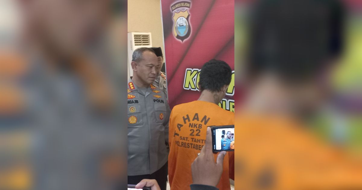 Ini Sosok Pelaku Pengeroyokan Polisi di Makassar: Langganan Keluar Masuk Tahanan