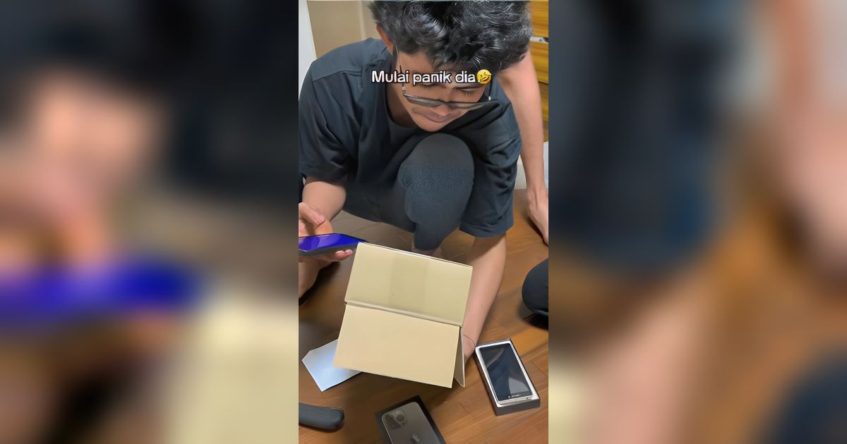 Punya Teman Jailnya Kebangetan, Cowok Ini Hampir Nangis Beli iPhone 13 Pro Tapi yang Datang Xiaomi Bekas