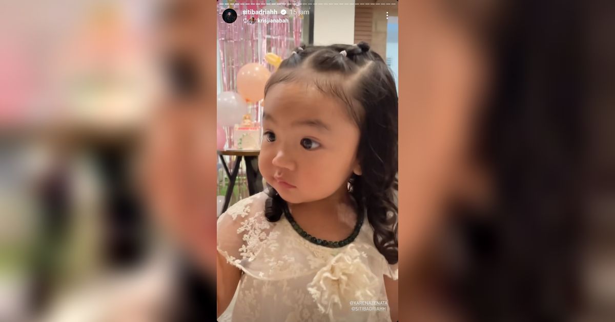 Potret Ultah Ke-2 Xarena Anak Siti Badriah, Digelar Sederhana di Rumah & Penampilan Sang Bocah Semakin Menggemaskan