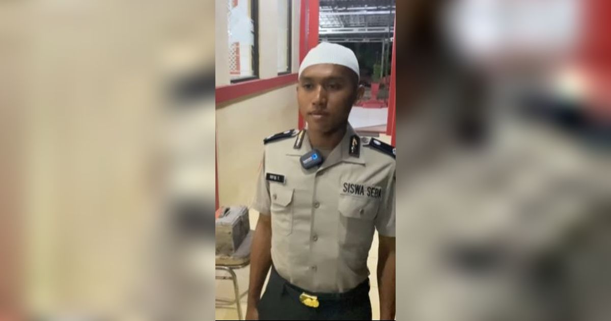 Momen Siswa Seba Polri Laporan Pakai Bahasa Arab ke Komandan, Aksinya Bikin Kagum