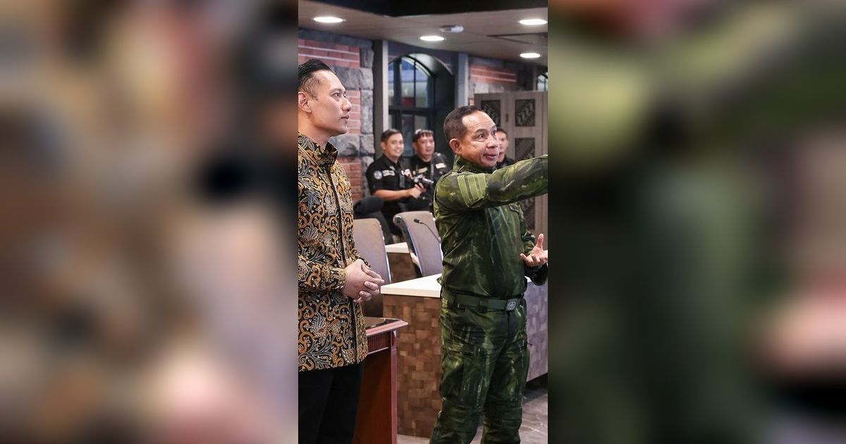 Seragam Loreng Panglima TNI saat Terima Menteri AHY Curi Perhatian Sampai Dikomentari Habib Husein