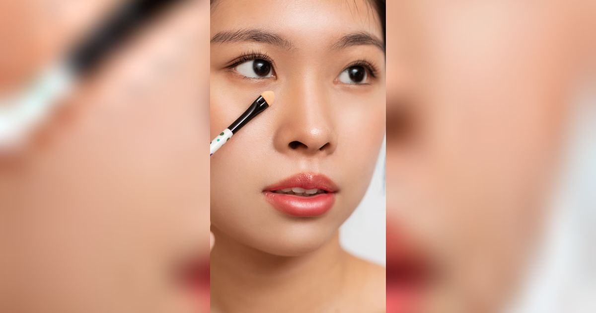 Cara Unik Biar Base Makeup Sempurna, Bikin Concealer Berpola
