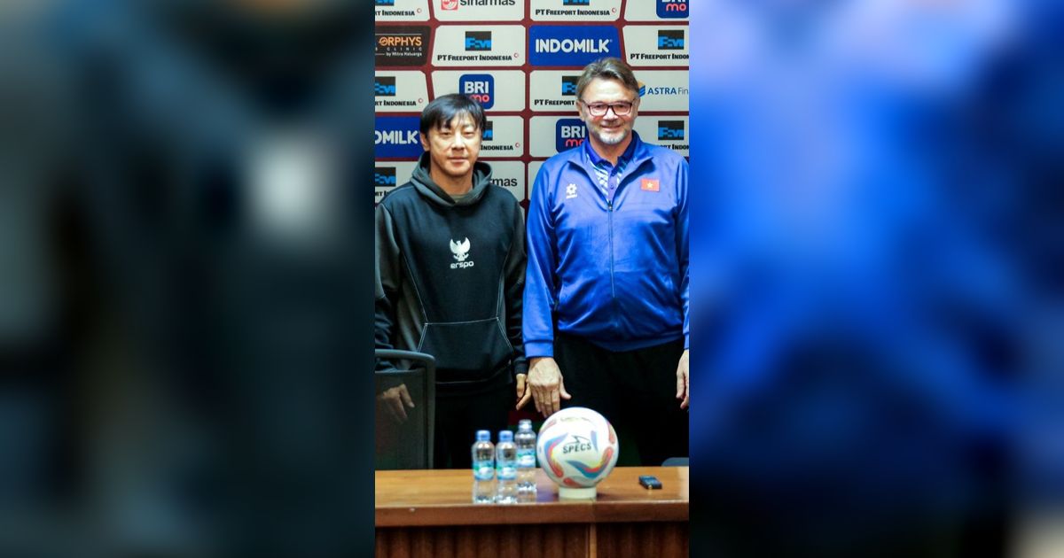 FOTO: Jelang Laga Kualifikasi Piala Dunia 2026, Pelatih Timnas Shin Tae-yong Sebut Tiga Pemain Tim Garuda Absen Lawan Vietnam