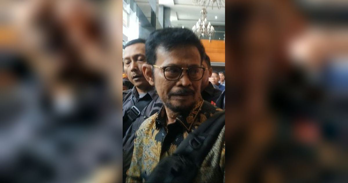 SYL Minta Dipindah dari Rutan KPK: Paru-Paru Saya Tinggal Satu, Sulit Napas karena Tak Ada Ventilasi