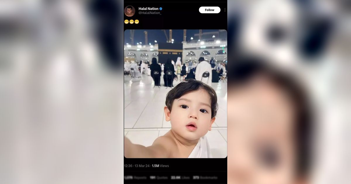 10 Potret Ganteng Jourell Kenzie, Anak Cut Meyriska yang Fotonya Diposting Akun Islami Internasional