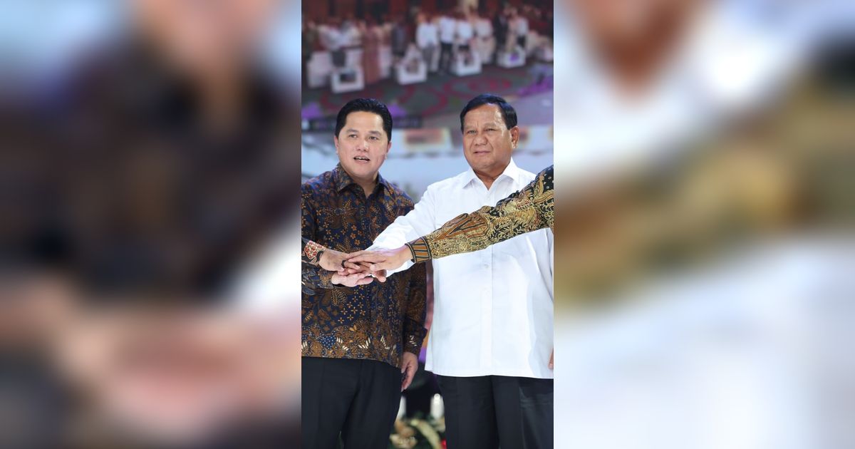Pesan Erick Thohir Usai Prabowo Gibran Menang Pilpres