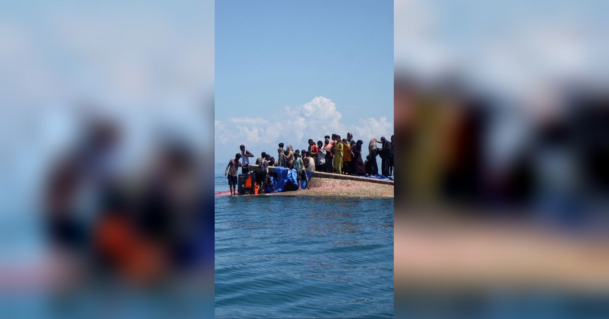 Kapal Karam di Laut Aceh, 69 Pengungsi Rohingya Ditemukan Terapung