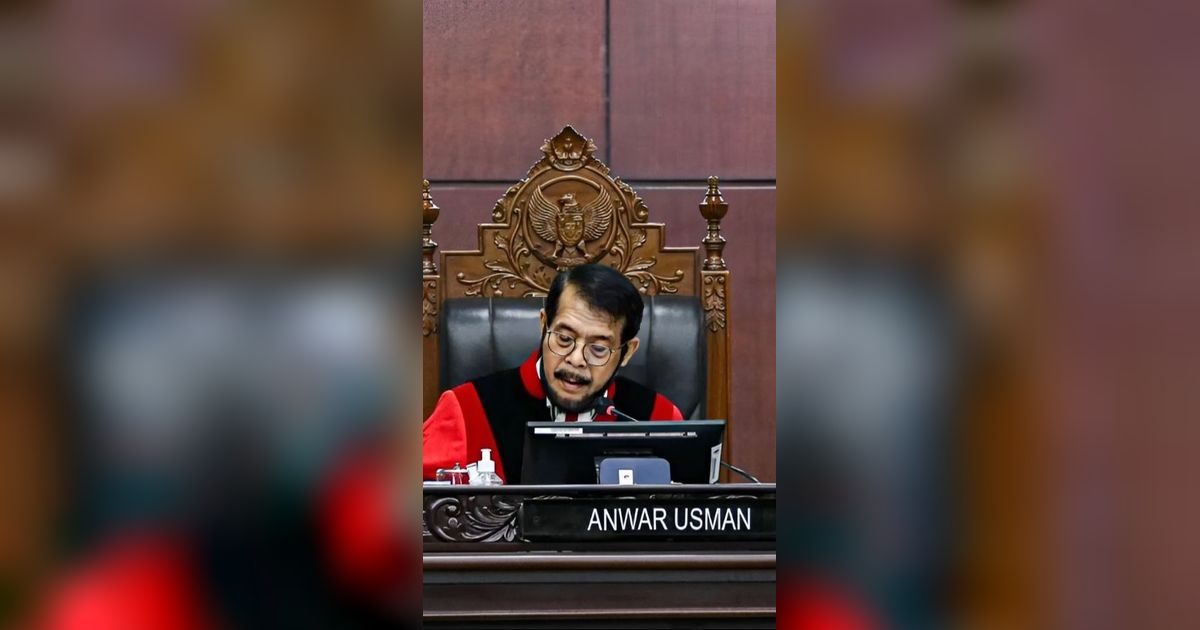 Anwar Usman Dipastikan Tidak Jadi Hakim Sengketa Pilpres 2024