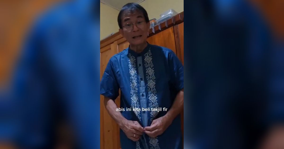 Kocak! Pria Non-Muslim Tapi Hobi Beli Baju Muslim dan Ikutan War Takjil, Pakai Baju Koko Dibilang Mirip Habib