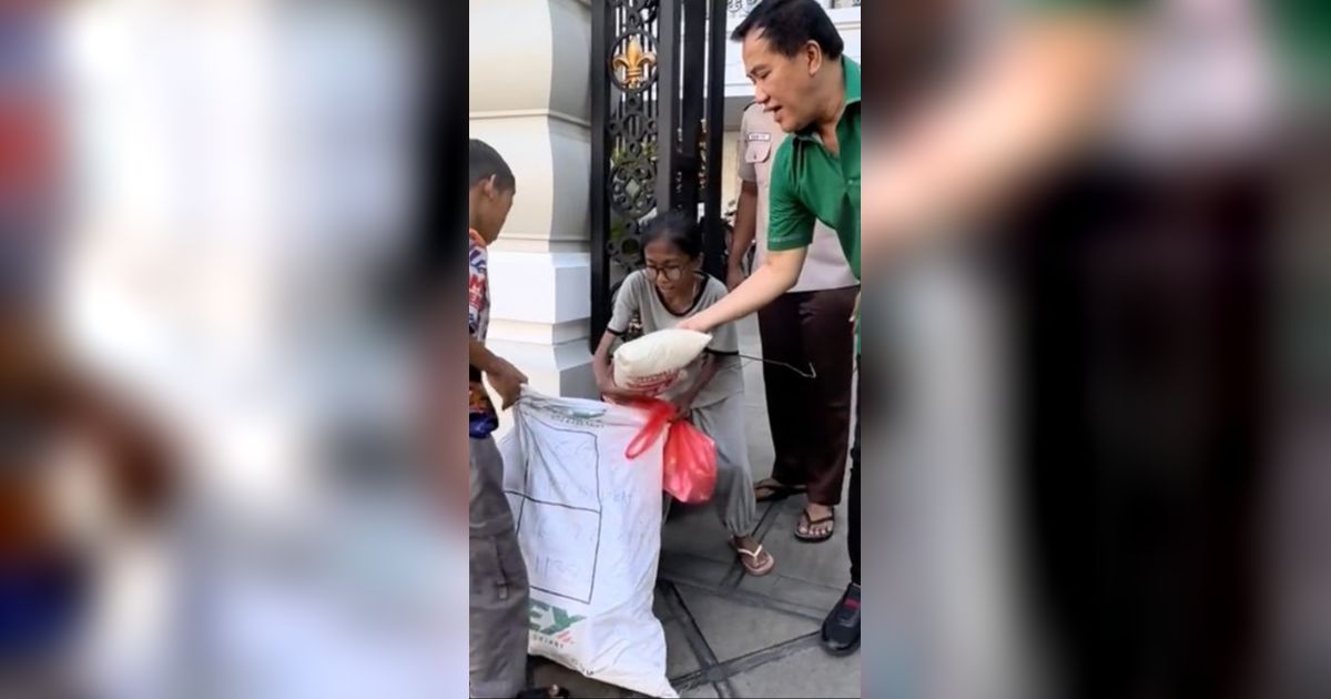 Viral Momen Crazy Rich Fitno Fabulous Bertemu Kakak Adik sedang Cari Rongsokan, Beri Uang dan Bantuan