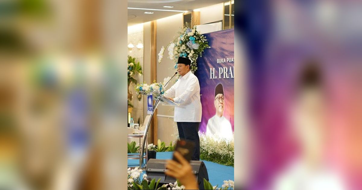 VIDEO: Grogi Prabowo Bicara di Markas PAN, Bocorkan Bisikan dari Jokowi