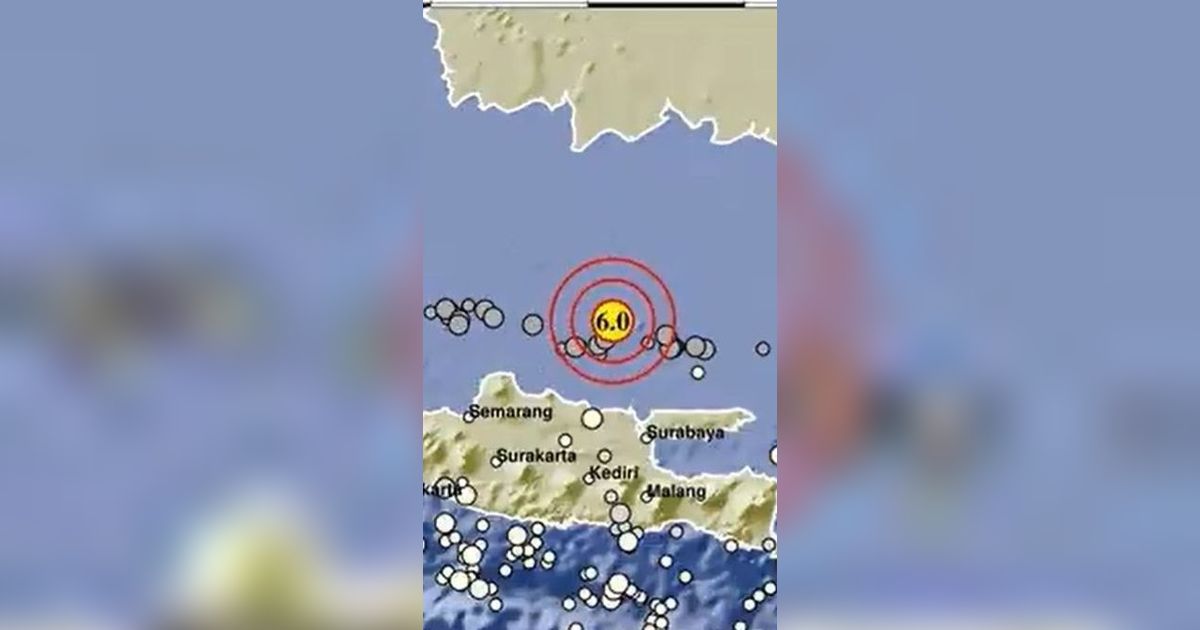 BMKG Ungkap Penyebab Gempa Magnitudo 6,0 Guncang Tuban