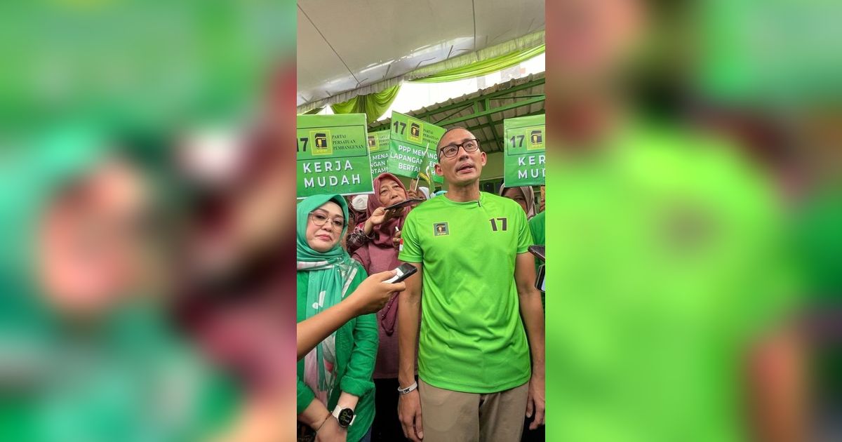 PPP Bubarkan Bappilu Pimpinan Sandiaga: Kita Tidak Ingin Saling Menyalahkan di Internal