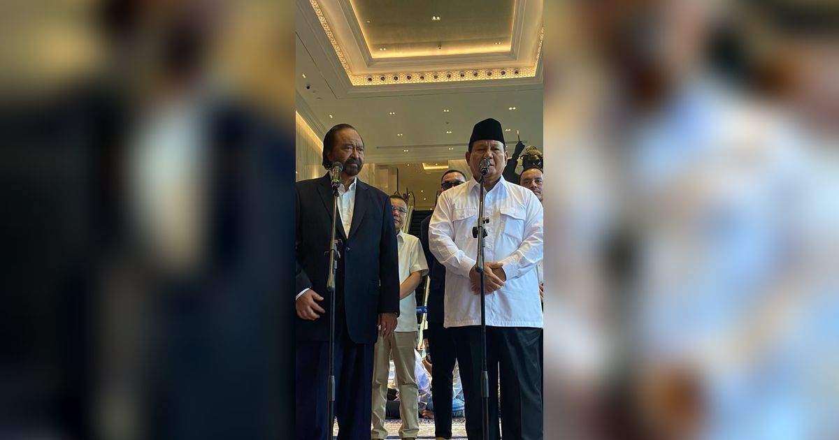 VIDEO: Momen Prabowo Berkunjung Ke Nasdem, Digandeng Mesra Surya Paloh