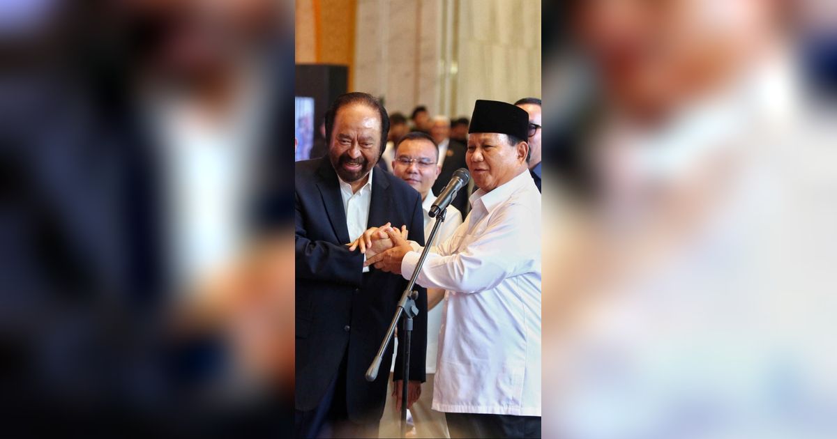 Prabowo Puji Surya Paloh: Dulu Muda Keras, Bertambah Usia Semakin Arif