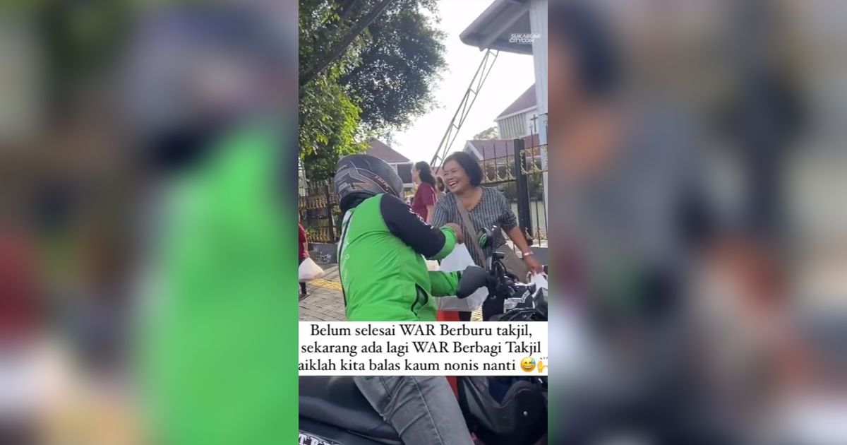 Penuh Toleransi, Aksi Non Muslim Bagi-Bagi Takjil Ini Bikin Adem Melihatnya