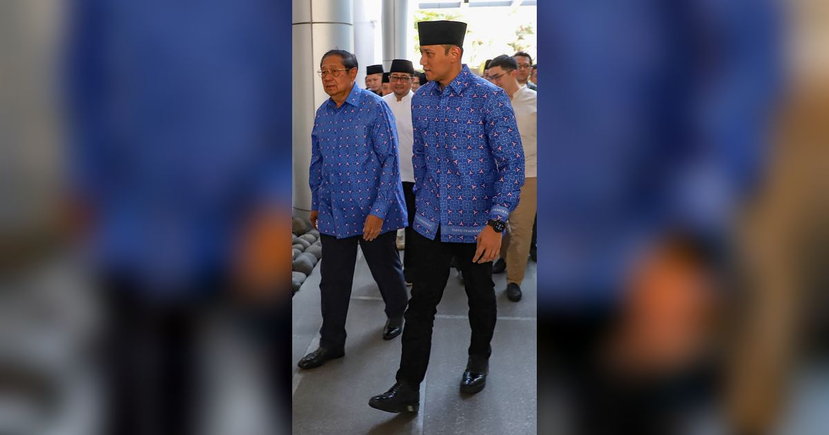 FOTO: SBY dan AHY Hadiri Buka Puasa Bersama Partai Demokrat