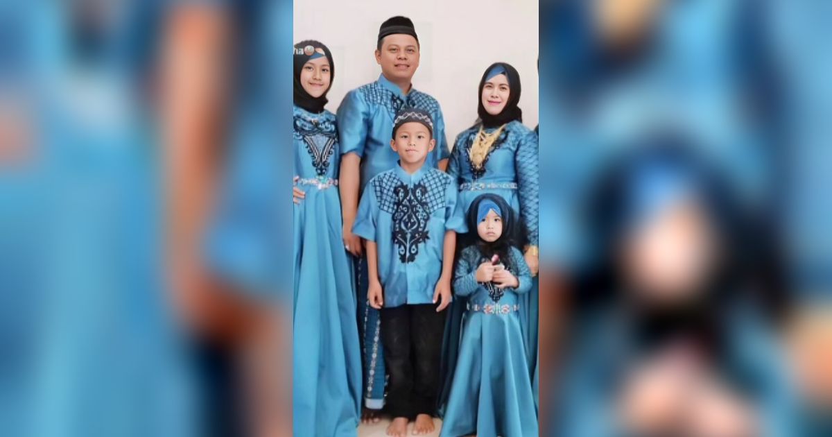 Potret Keluarga Kompak Pakai Baju Seragam Saat Idul Fitri Sejak 2016 Hingga 2023