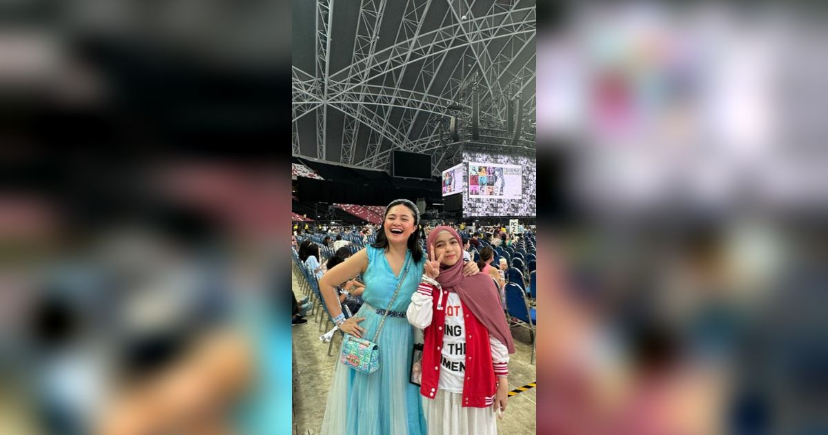 Potret Marshanda Bareng Sienna Nonton Konser Taylor Swift di Singapura, Momen Ibu dan Anak Menggemaskan Bak Bestie