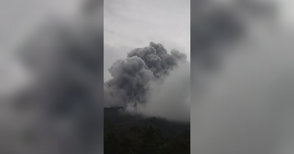 Gunung Merapi Keluarkan Awan Panas Guguran Dua Kali, Meluncur Sejauh 2,6 Km ke Arah Barat