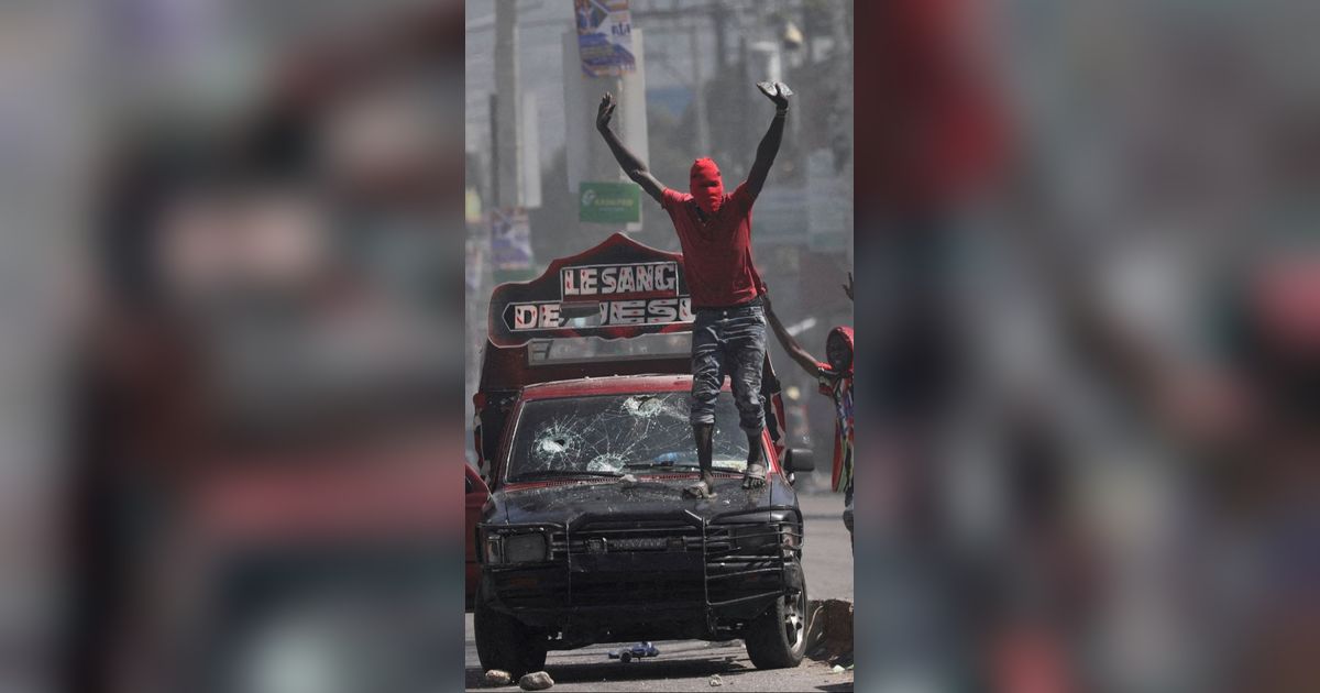 FOTO: Situasi Mencekam saat Gengster Kuasai Haiti