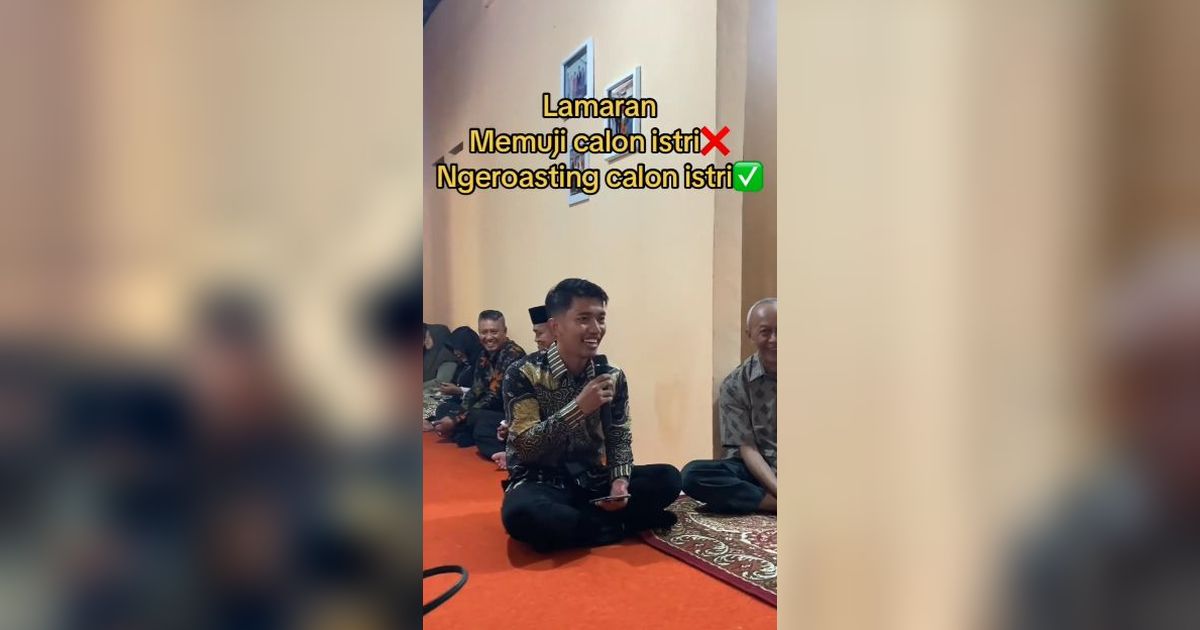 Viral! Pria Lamar Ceweknya bak Nonton Stand Up Comedy: 'Memuji Calon Istri ? Ngeroasting Calon Istri ?'