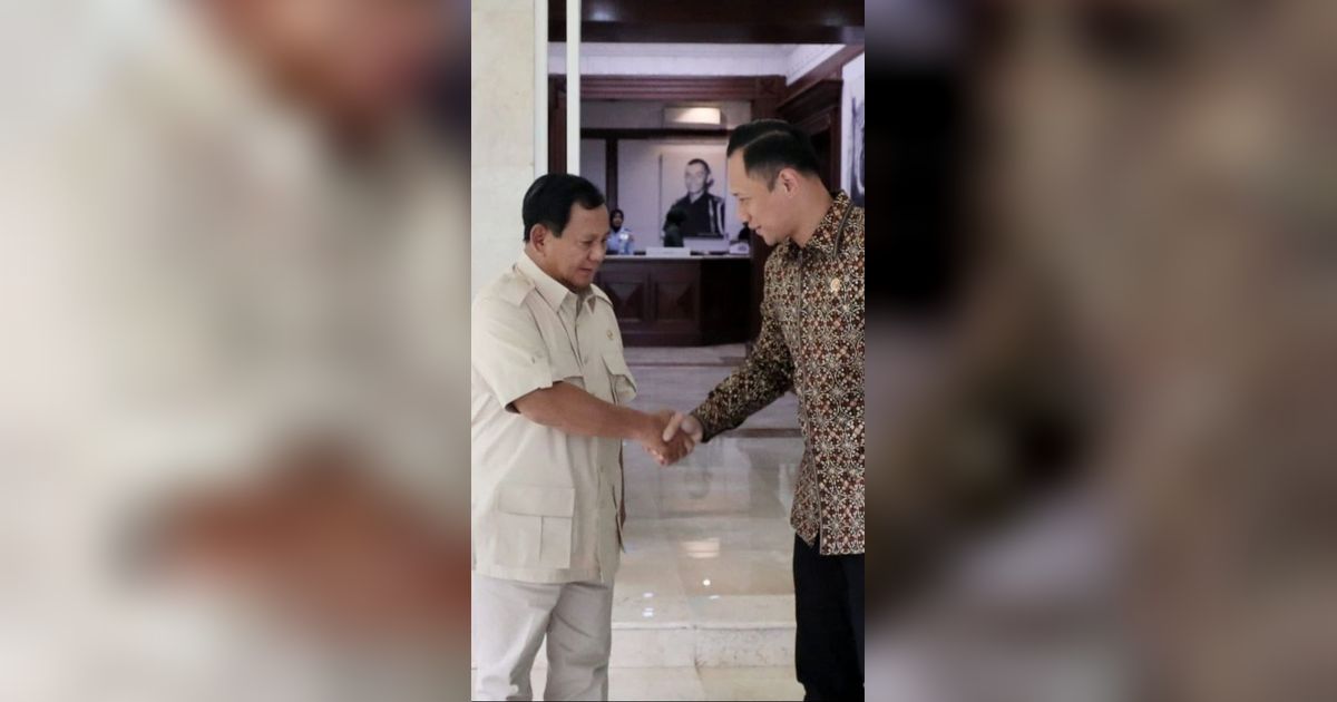 AHY Ungkap Isi Pembicaraan Saat Bertemu Prabowo di Kemenhan